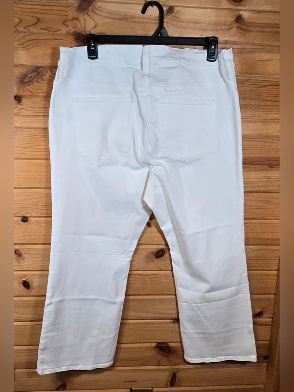 J. Crew Womens '03 Kickout Crop Jeans Size 34 White Denim High Rise Stretch NWT - Picture 7 of 8